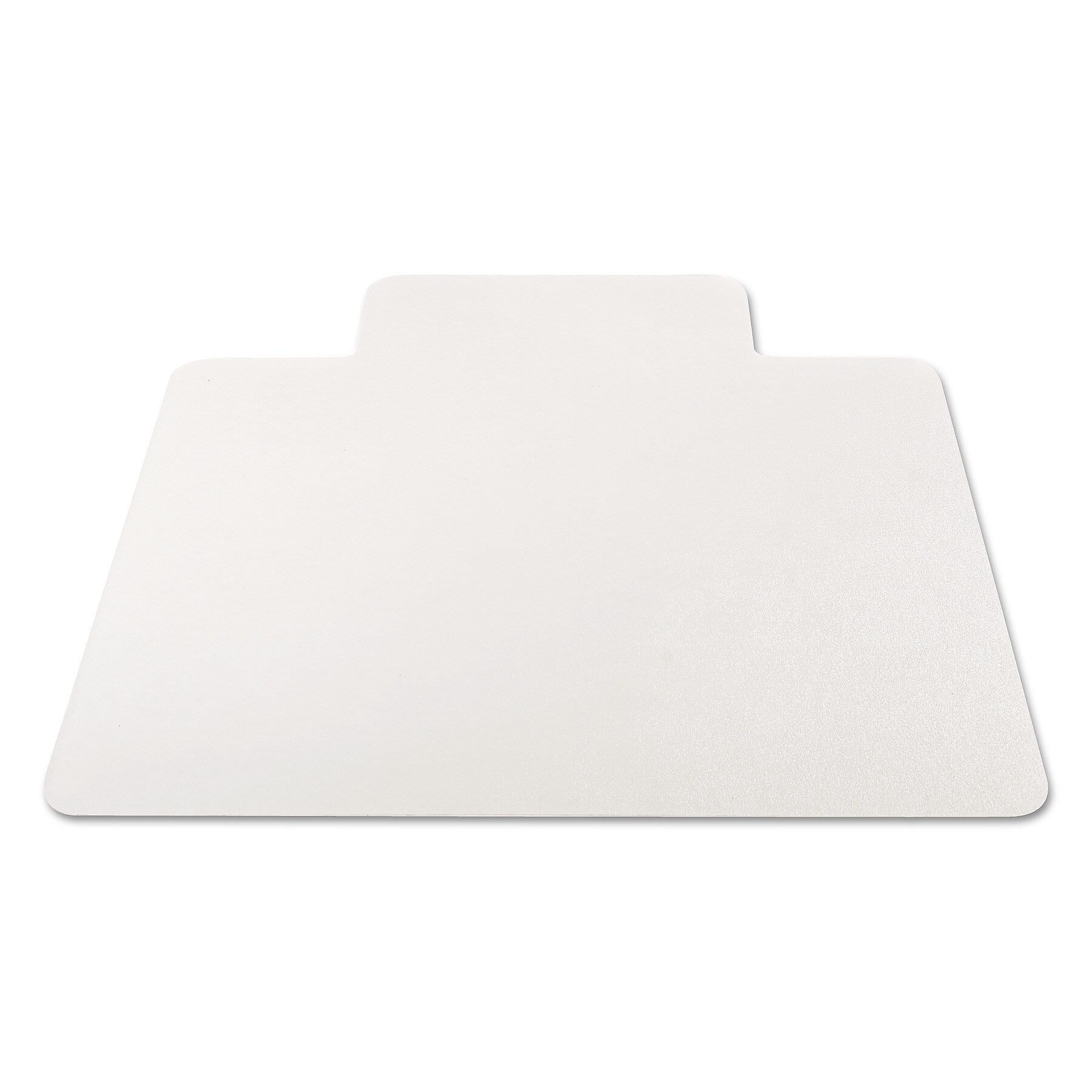 Alera All Day Use Non-Studded Chair Mat for Hard Floors, 45 x 53, Wide Lipped, Clear