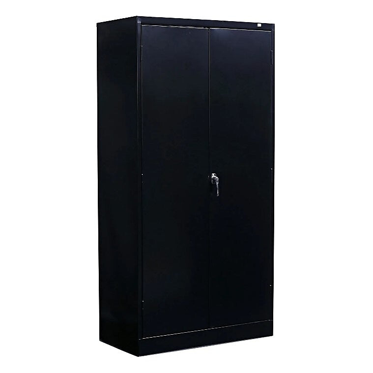 Alera Economy Assembled Storage Cabinet, 36w x 18d x 72h, Black