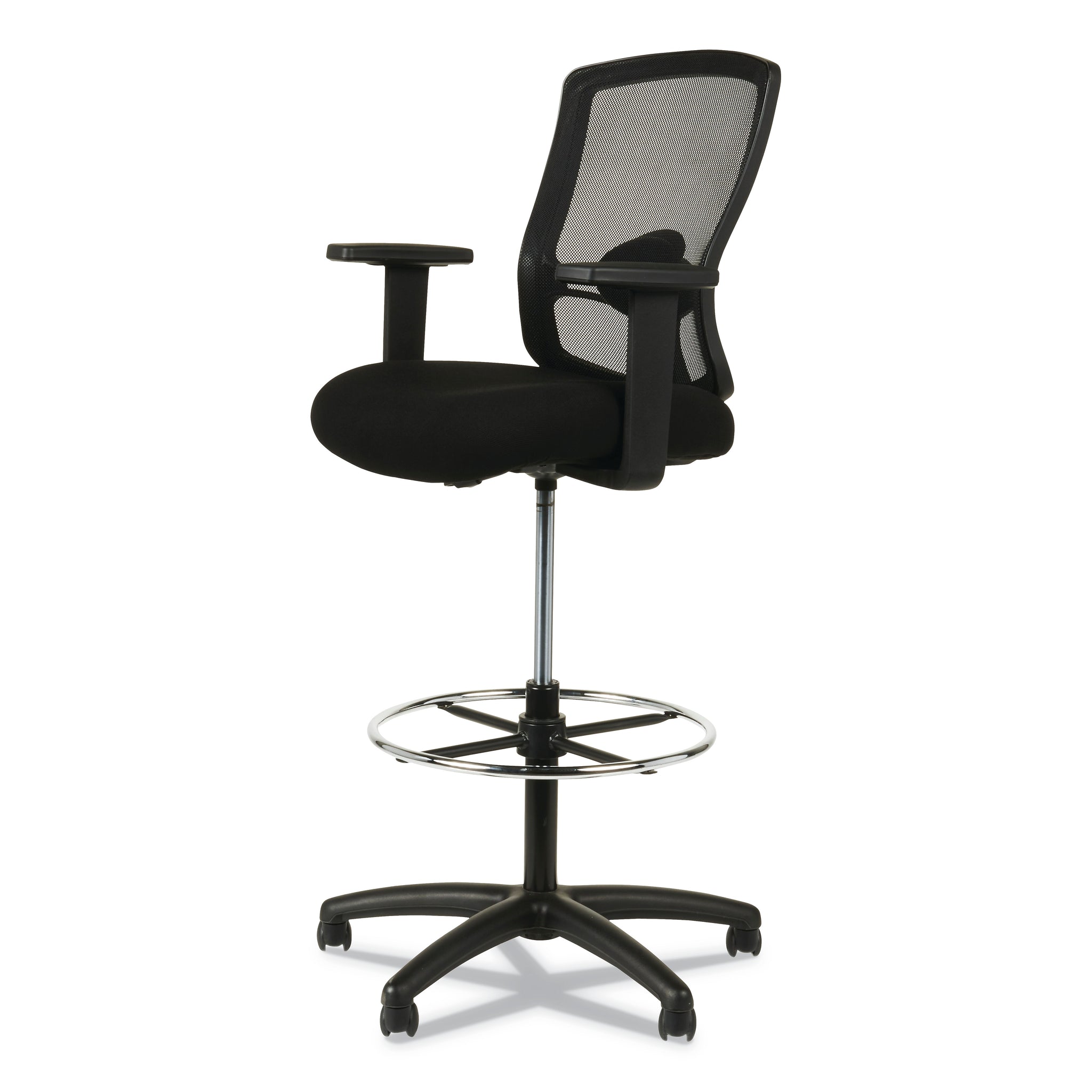 Alera Etros Series Mesh Stool, Black