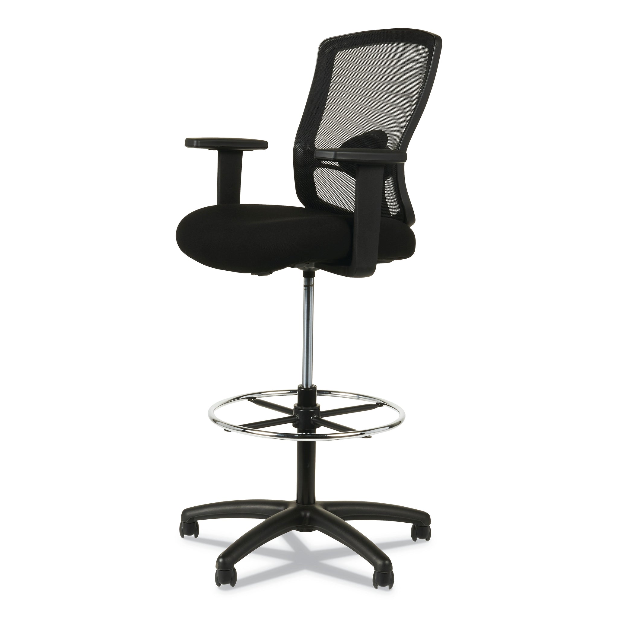 Alera Etros Series Mesh Stool, Black