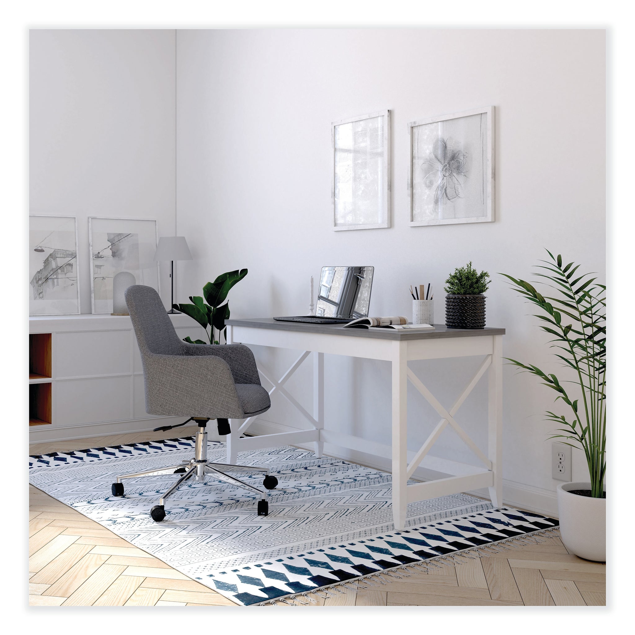 Alera Farmhouse Writing Desk, 47.24