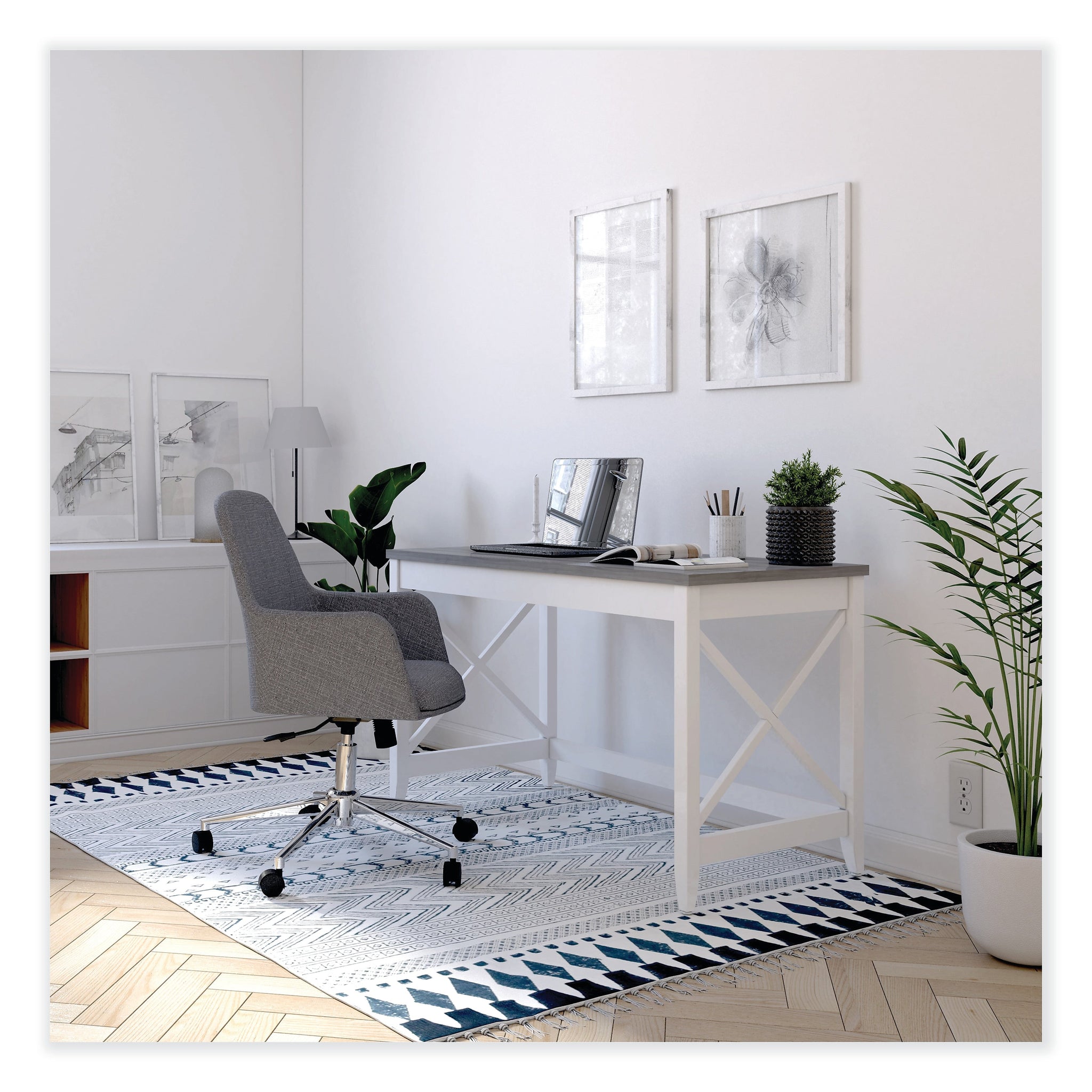 Alera Farmhouse Writing Desk, 47.24