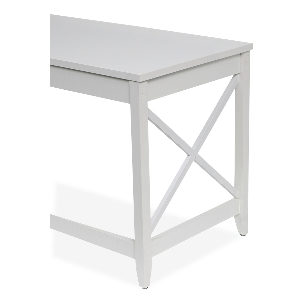 Alera Farmhouse Writing Desk, 47.24" x 23.62" x 29.53", White