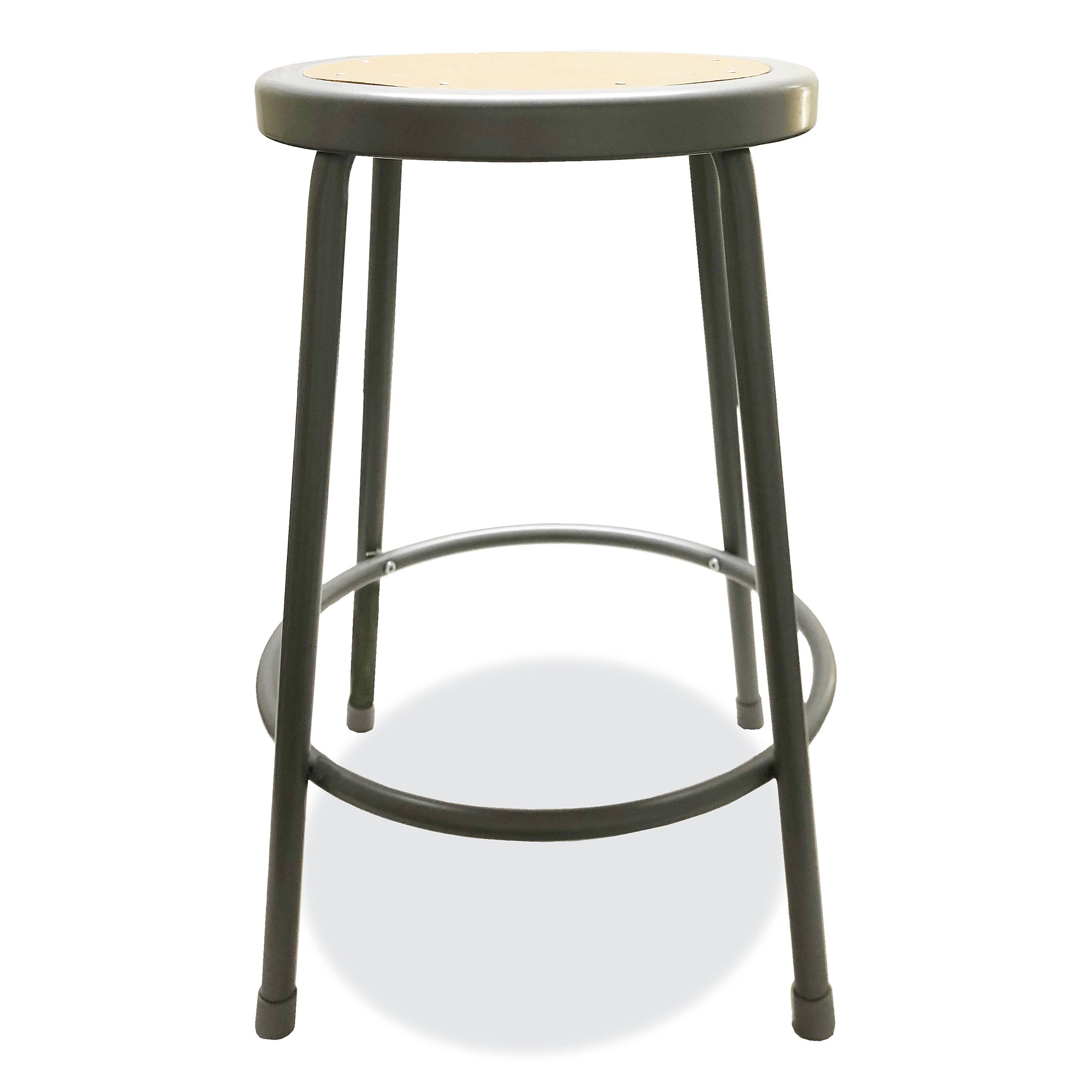 Alera Industrial Metal Shop Stool, 24