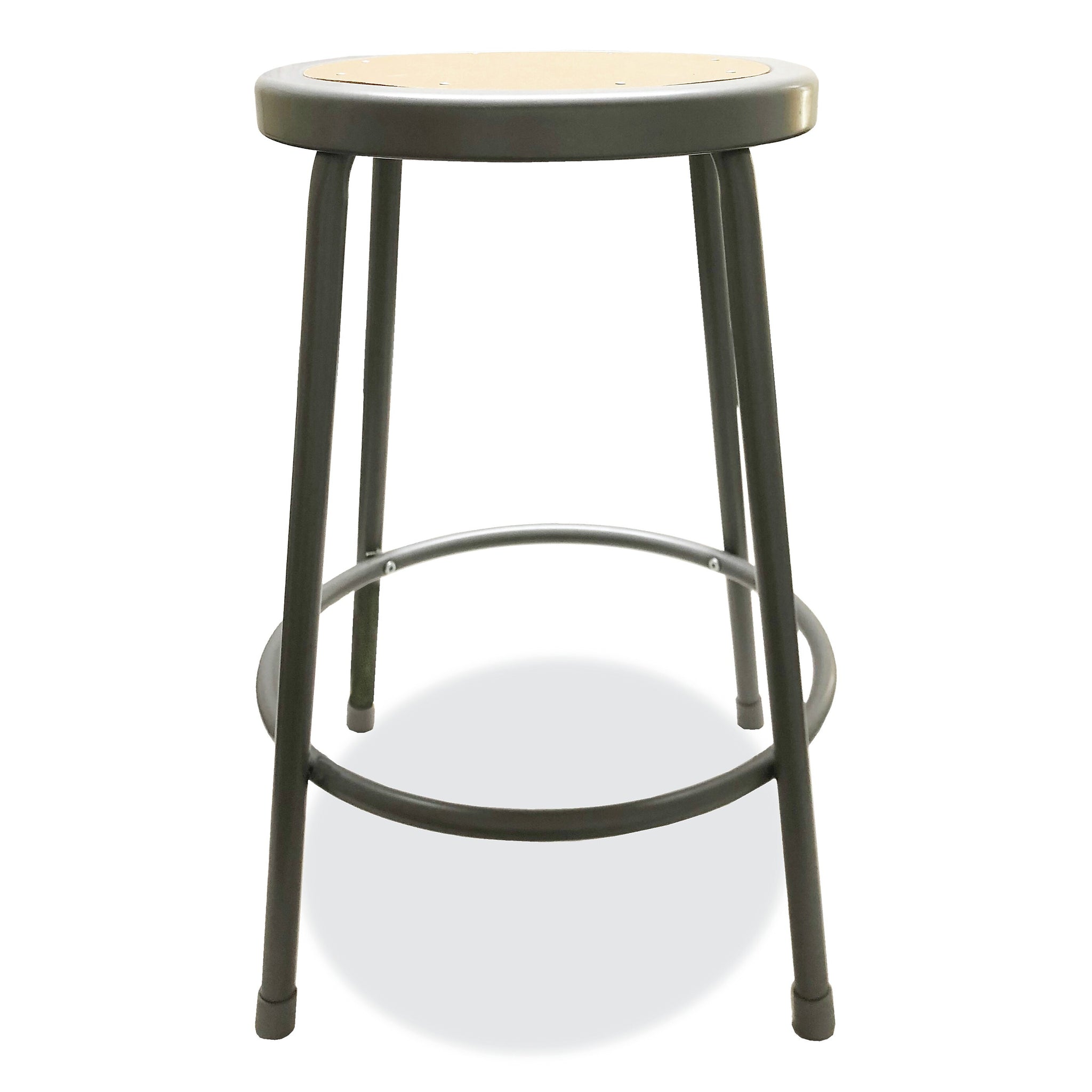 Alera Industrial Metal Shop Stool, 24