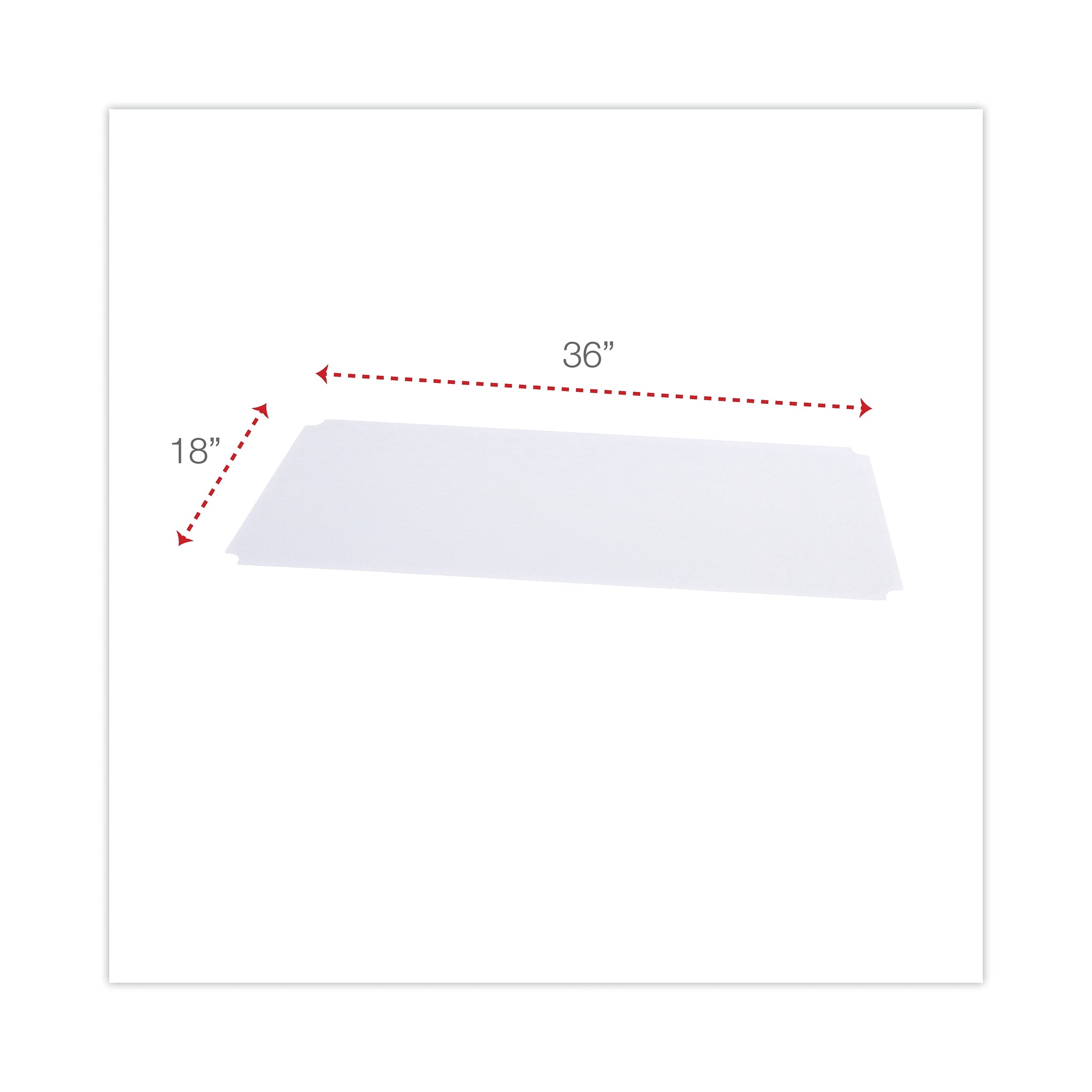 Alera™ Industrial Wire Shelving Components , Shelf Liner , 36Wx18