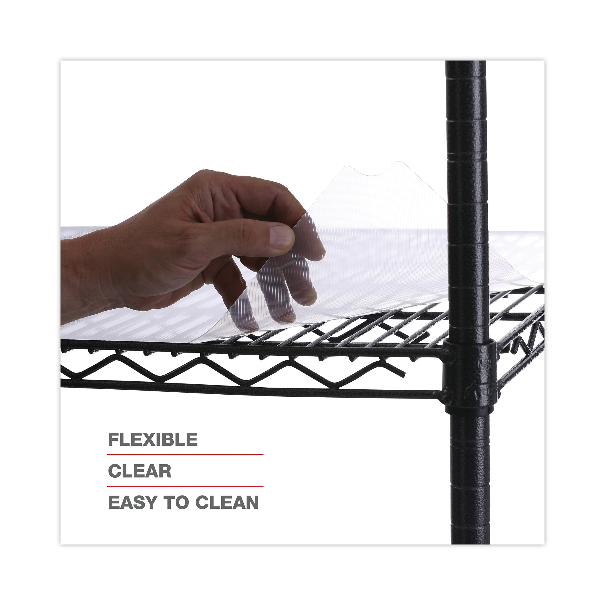 Alera™ Industrial Wire Shelving Components , Shelf Liner , 36Wx18