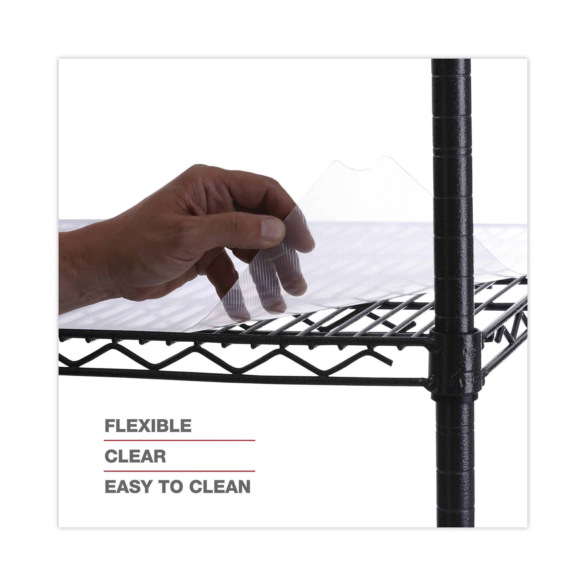 Alera™ Industrial Wire Shelving Components , Shelf Liner , 36Wx18