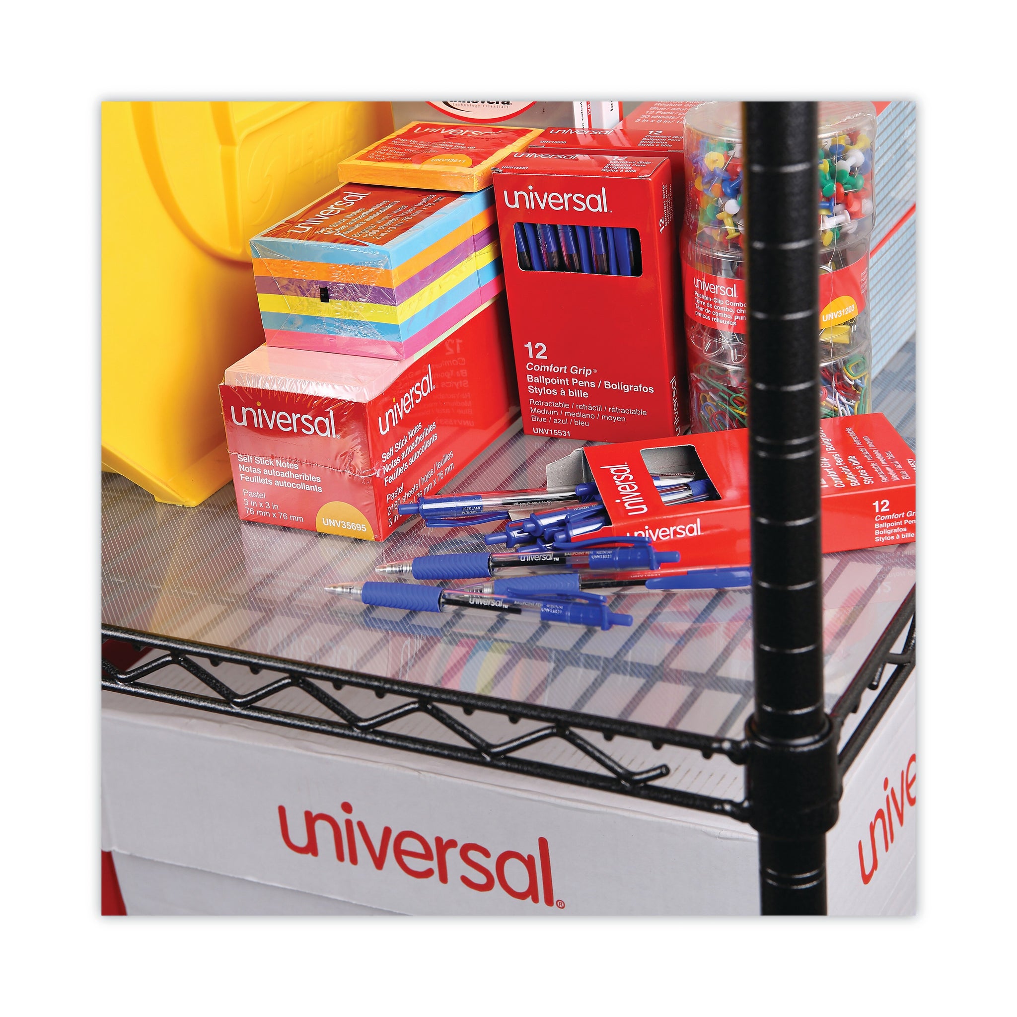Alera™ Industrial Wire Shelving Components , Shelf Liner , 36Wx18