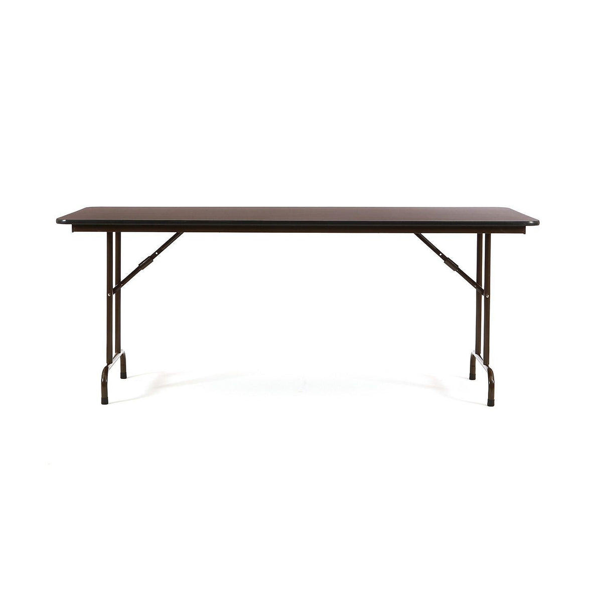 Alera® Melamine Folding Table in Walnut Woodgrain, 72Wx30"D