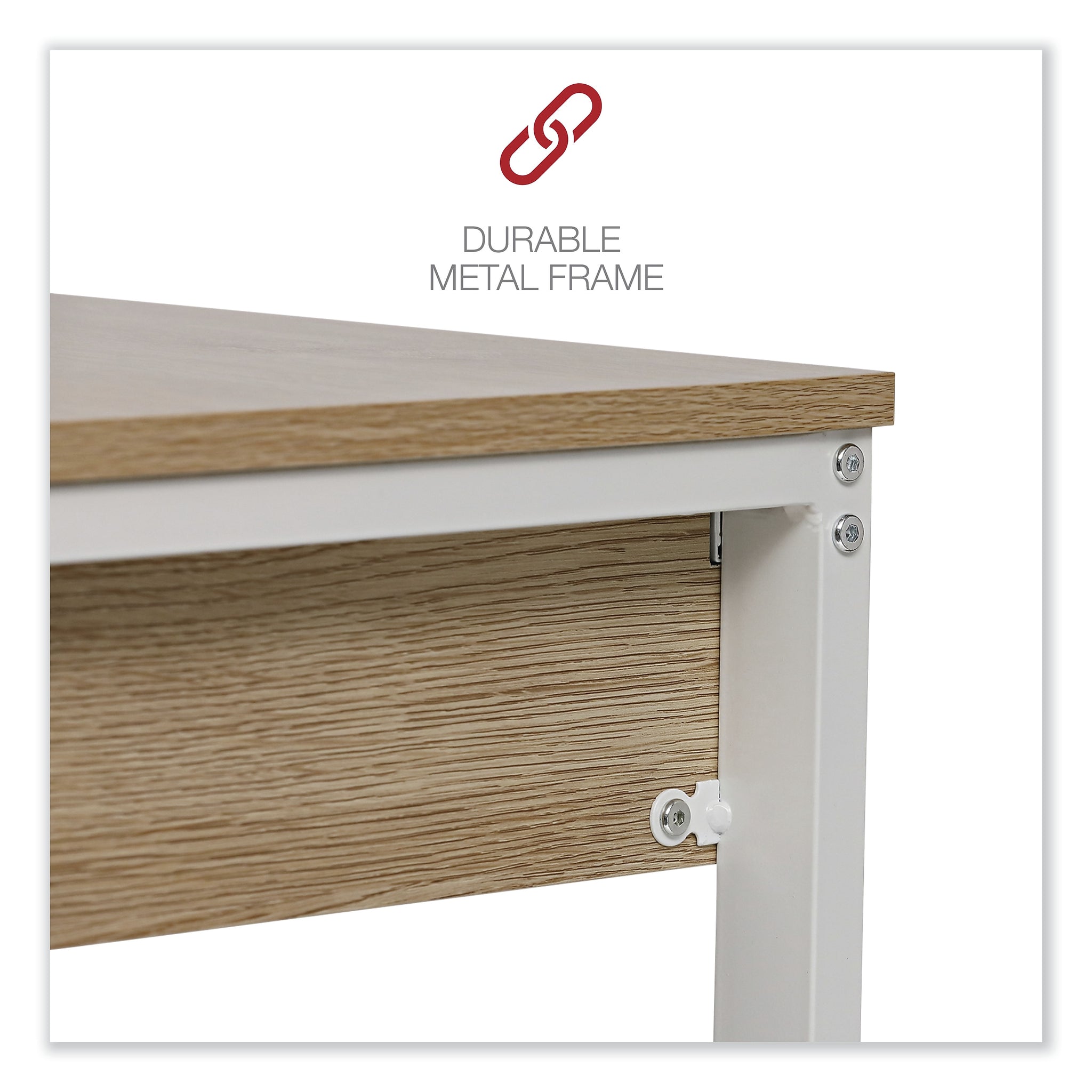 Alera Modern Writing Desk, 47.24