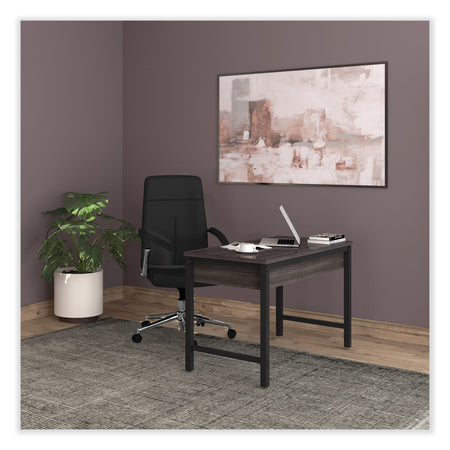 Alera Modern Writing Desk, 47.24" x 23.62" x 29.92", Gray