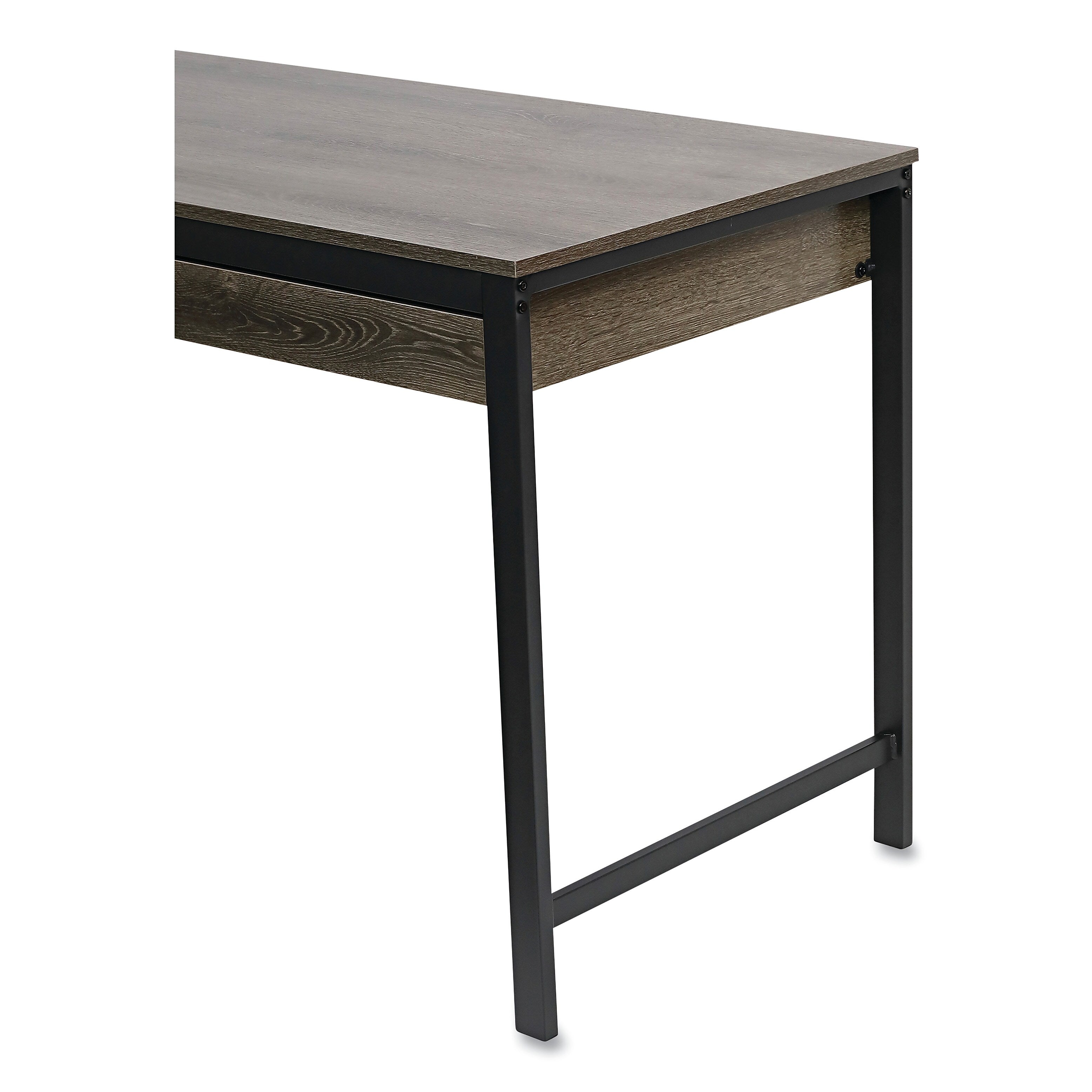 Alera Modern Writing Desk, 47.24" x 23.62" x 29.92", Gray