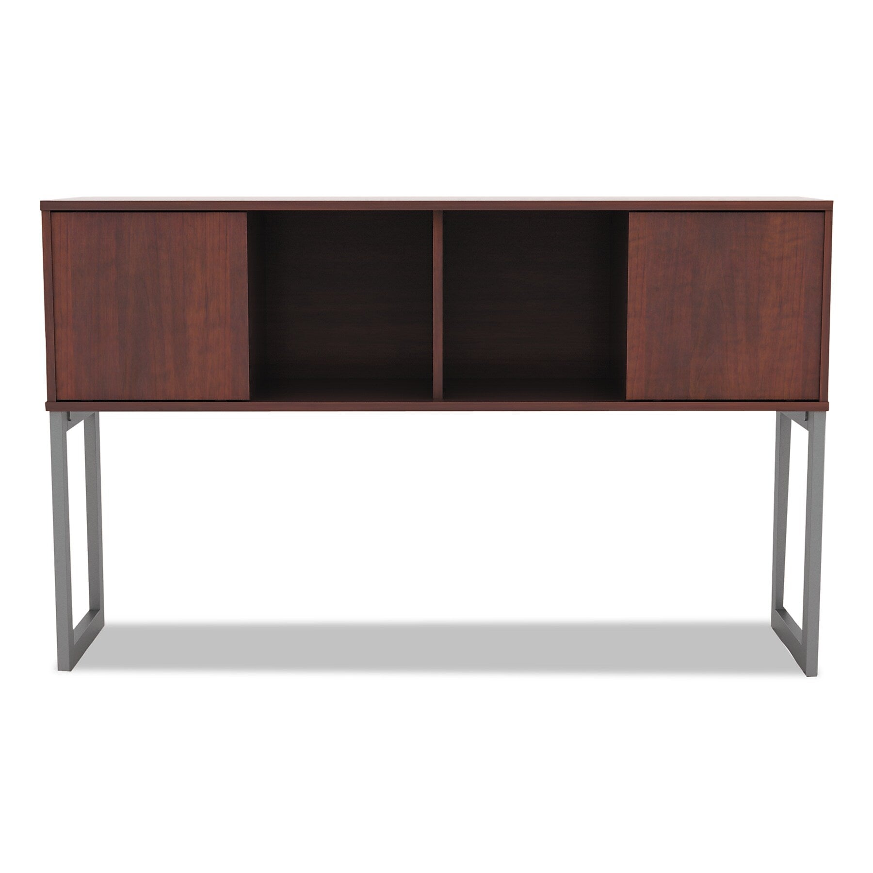 Alera® Open Office Desk Series Hutch , 60w x 15d x 36 1/2h , Medium Cherry