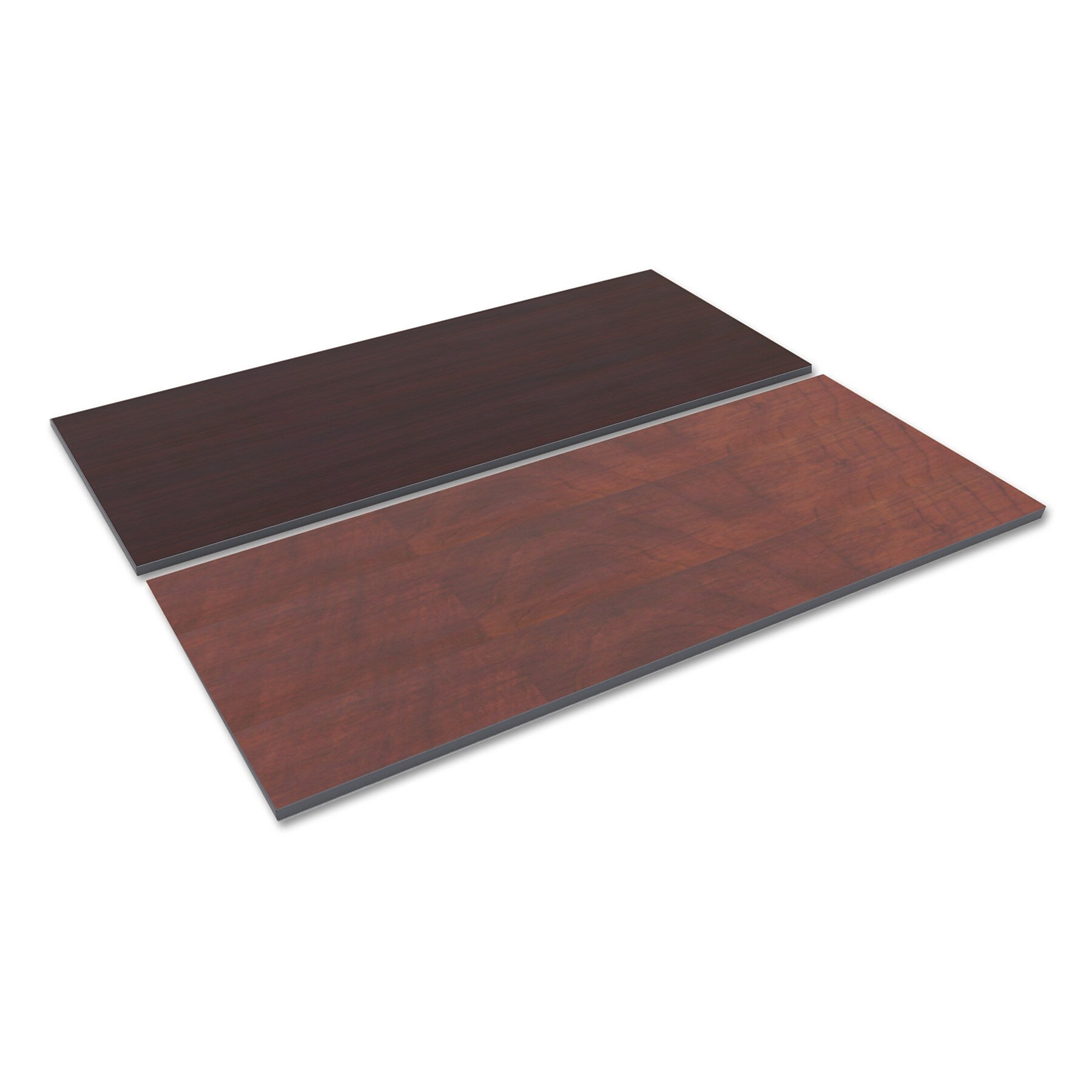 Alera® Reversible Laminate Table Top, Rectangular, 72w x 30d, Medium Cherry/Mahogany