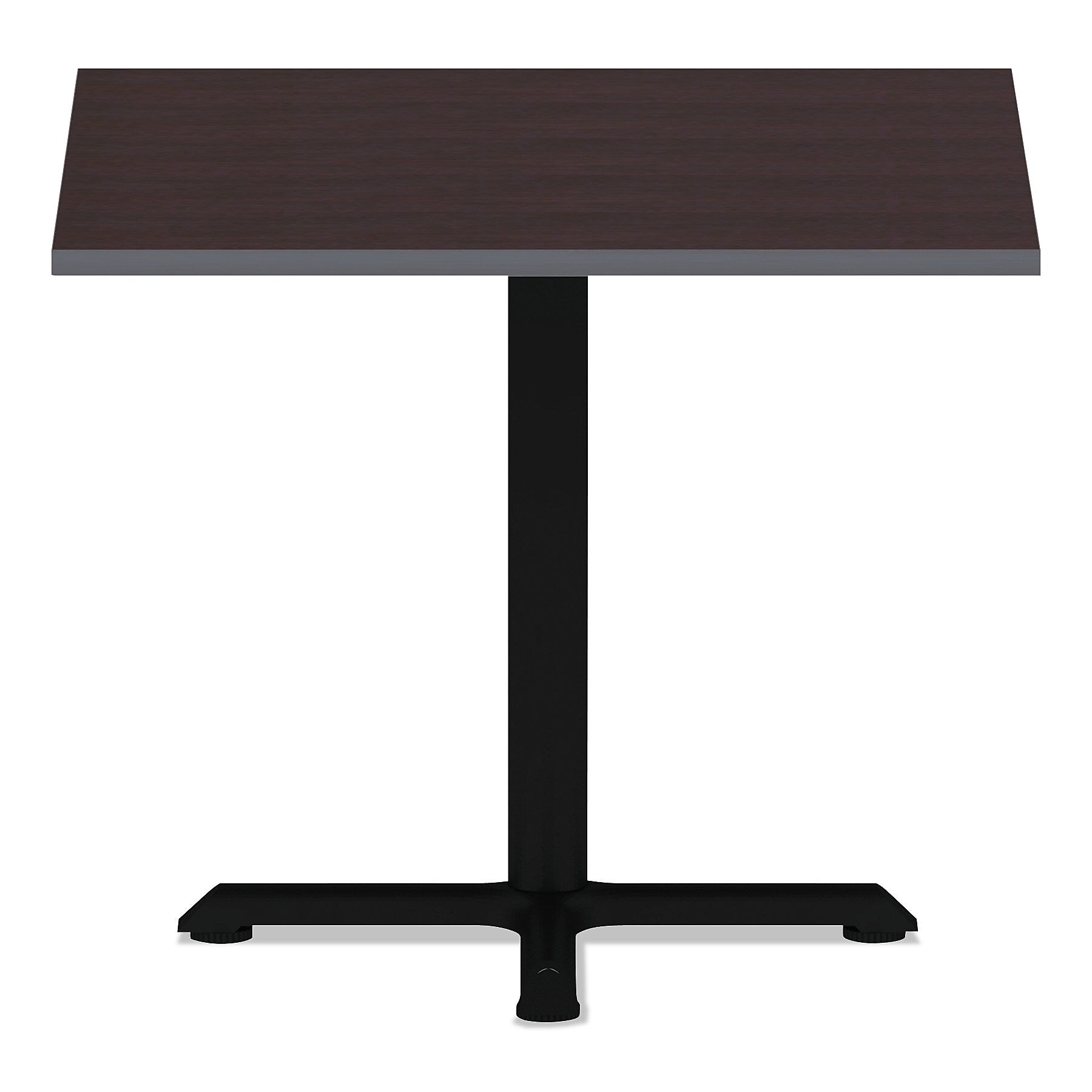 Alera Reversible Square Table Top, Espresso/Walnut