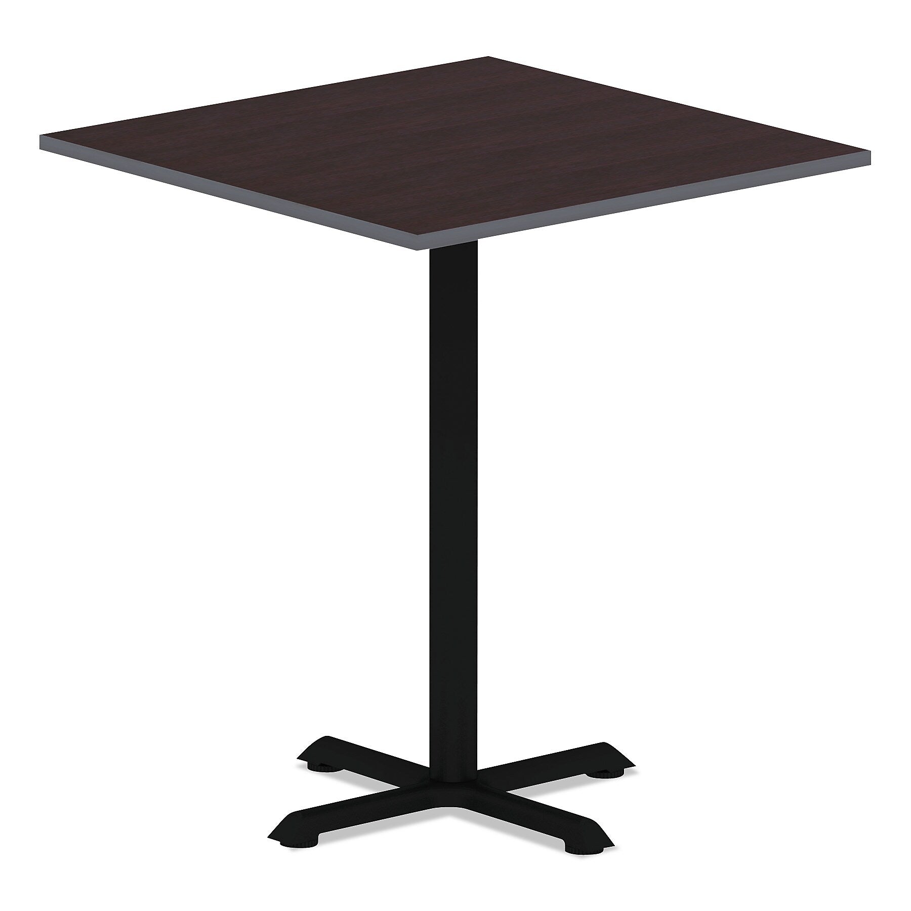 Alera Reversible Square Table Top, Espresso/Walnut