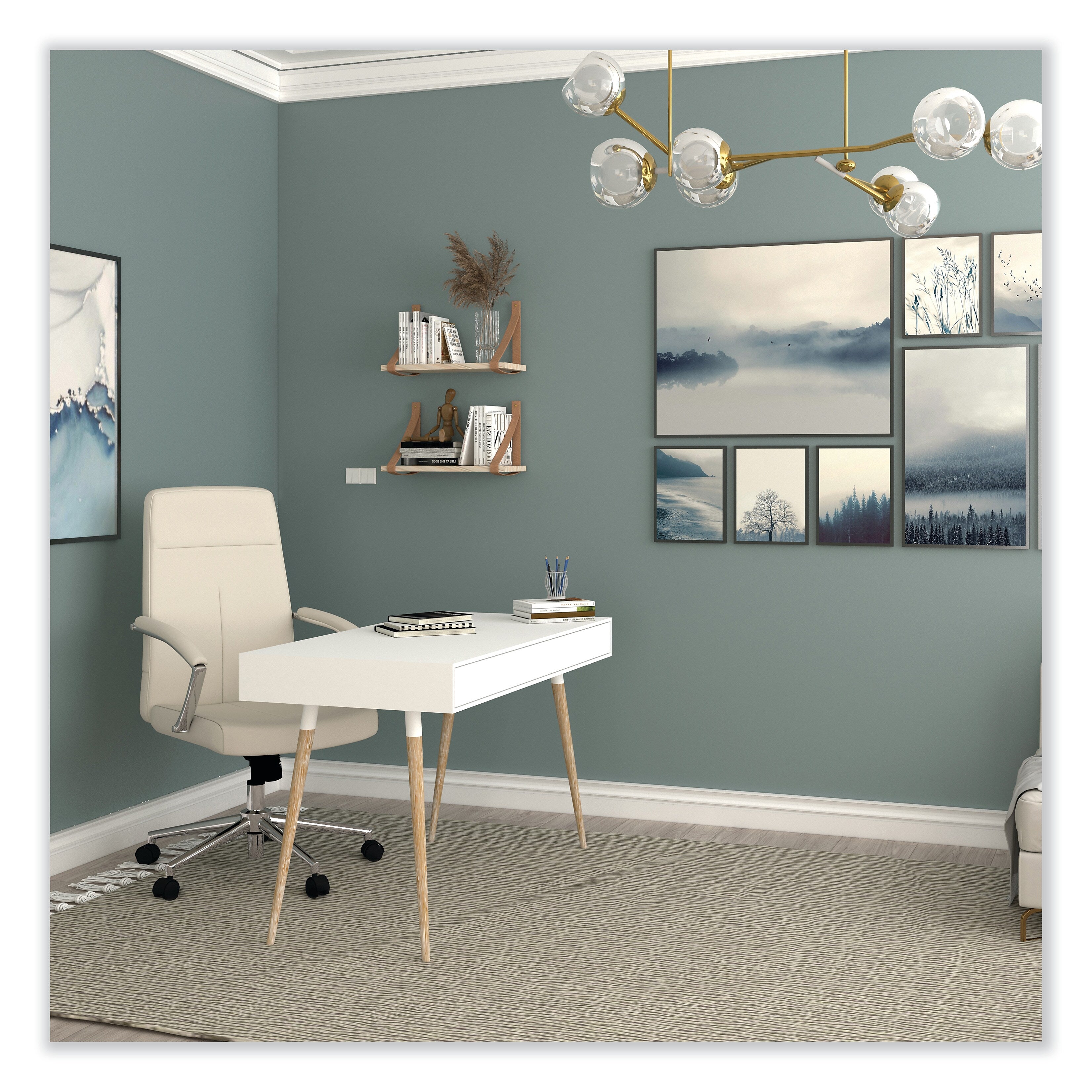 Alera Scandinavian Writing Desk, 47.24