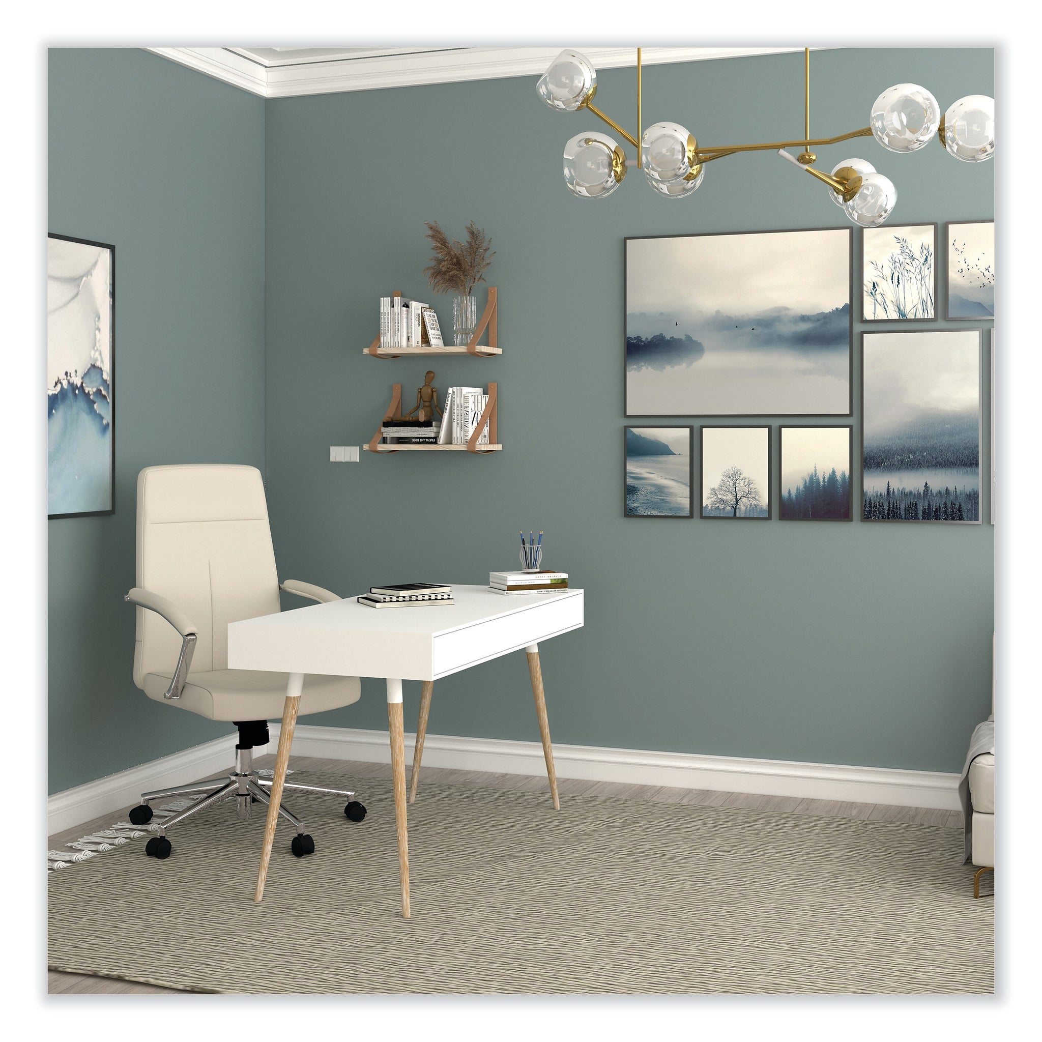 Alera Scandinavian Writing Desk, 47.24