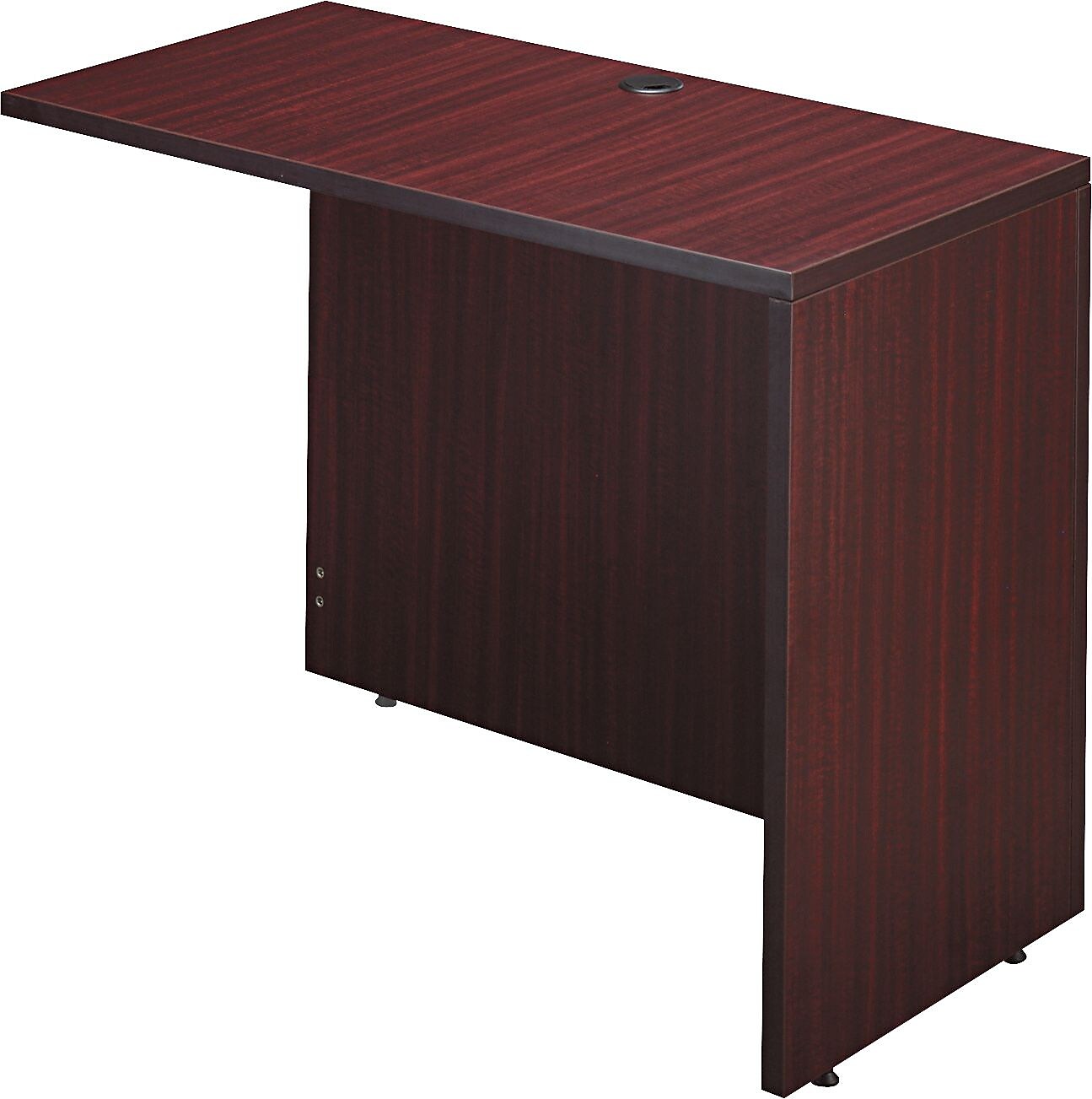 Alera® Valencia Series Reversible Return/Bridge Shell, 42w x 23-5/8d. Mahogany