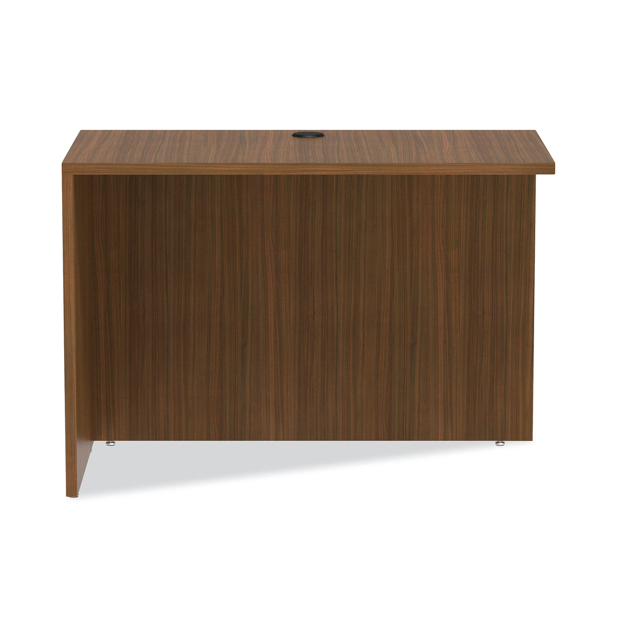 Alera® Valencia Series Reversible Return/Bridge Shell, 42w x 23 5/8d x 29 1/2h, Modern Walnut