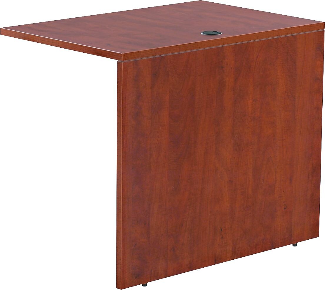 Alera™ Valencia Series U and L Groupings in Medium Cherry, Reversible Return/Bridge Shell, 36