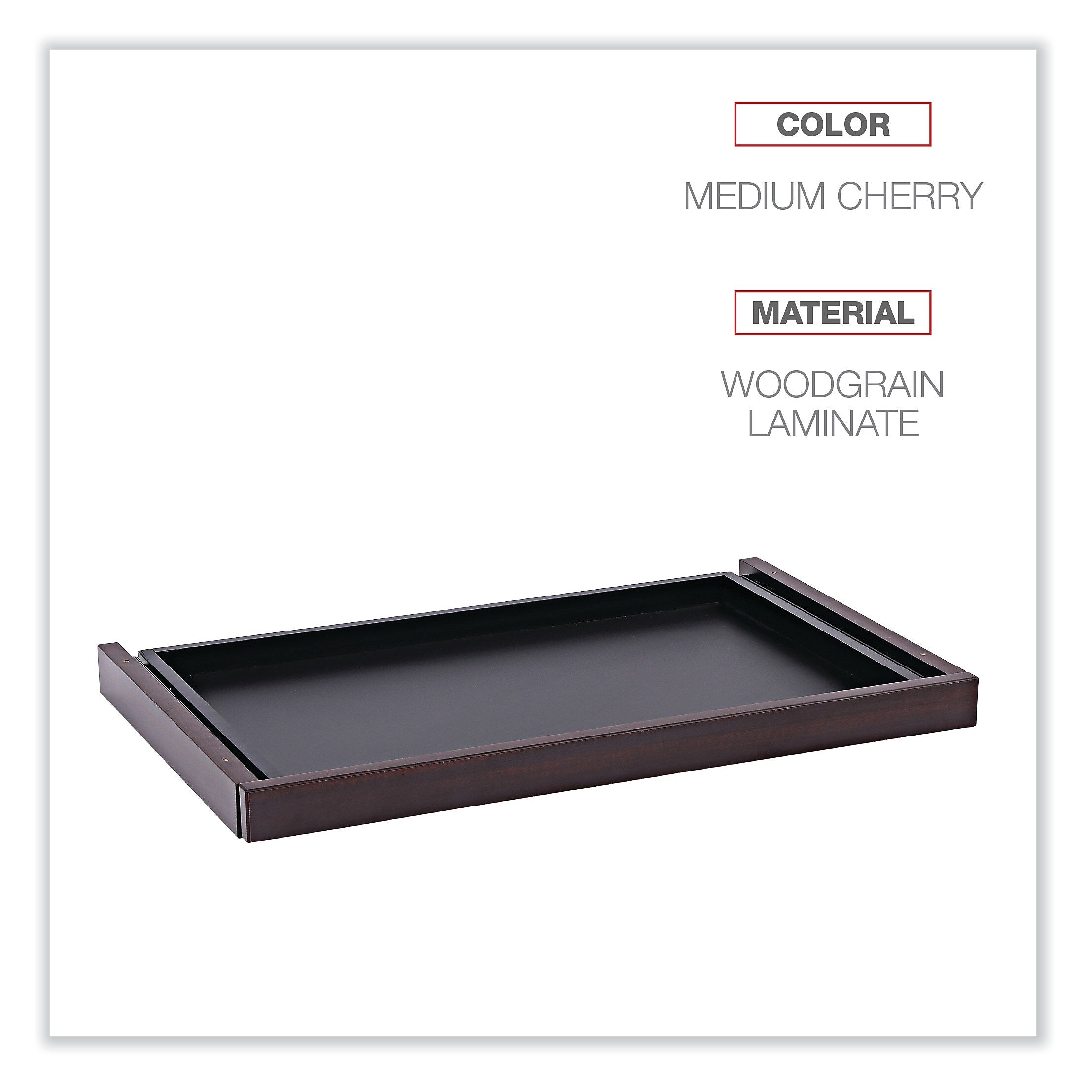 Alera® Valencia Woodgrain Laminate Center Drawer , 2"H x 24 1/2"W x 15"D , Mahogany