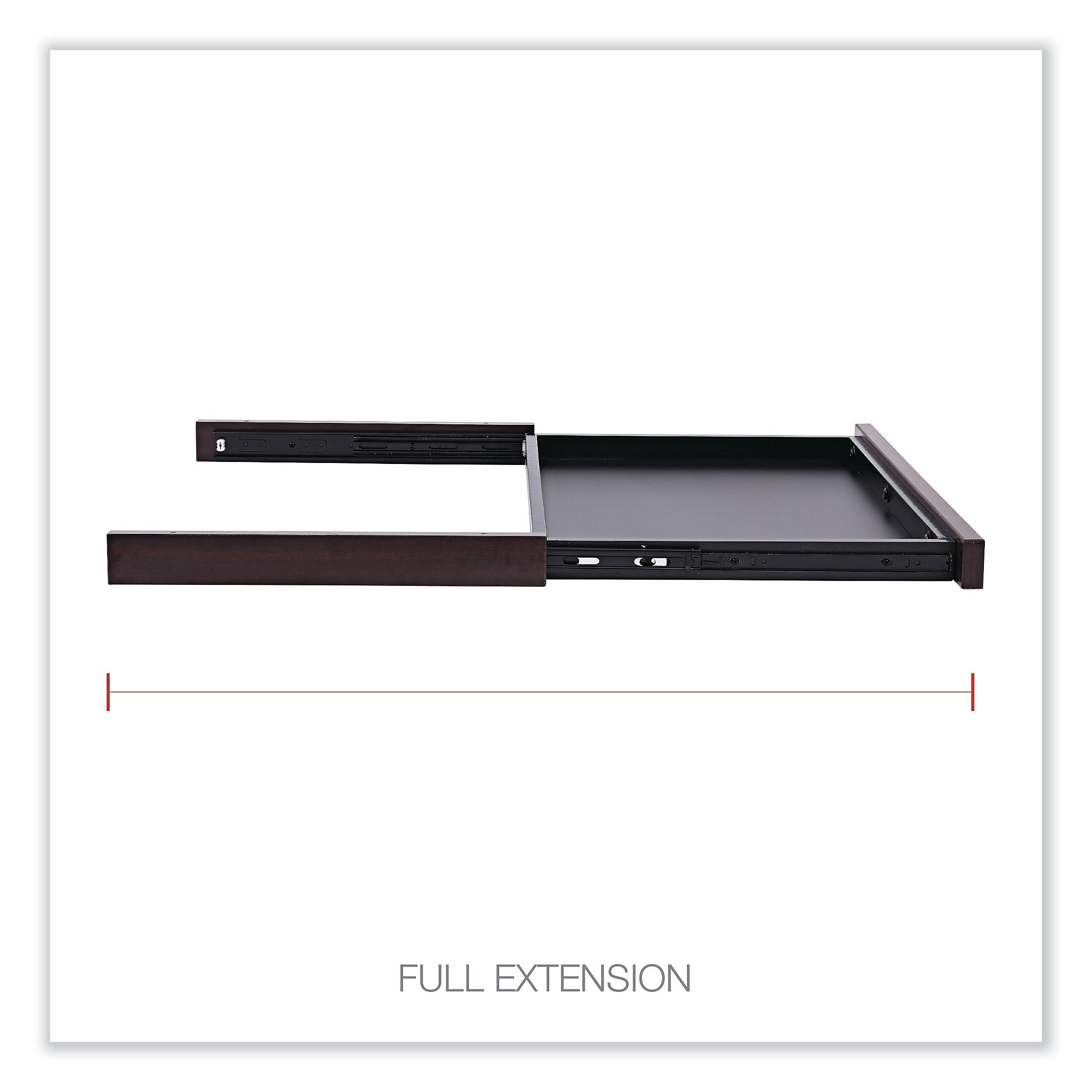 Alera® Valencia Woodgrain Laminate Center Drawer , 2