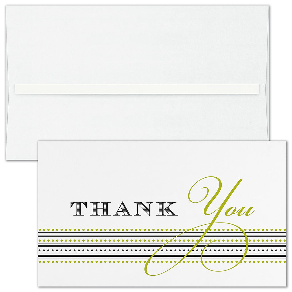 "All About You" Thank You Card w/ Unlined White Envelope, 25/BX