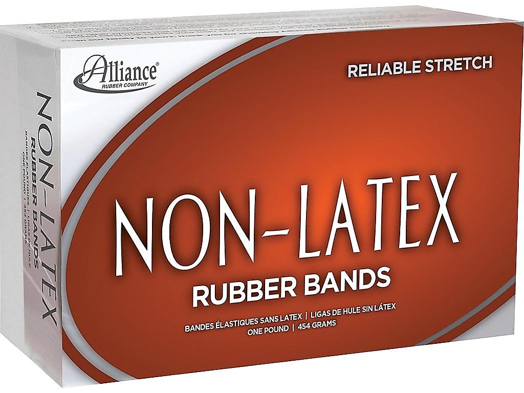 Alliance Non-Latex Multi-Purpose Rubber Bands, #64, 1 lb. Box, 380/Box