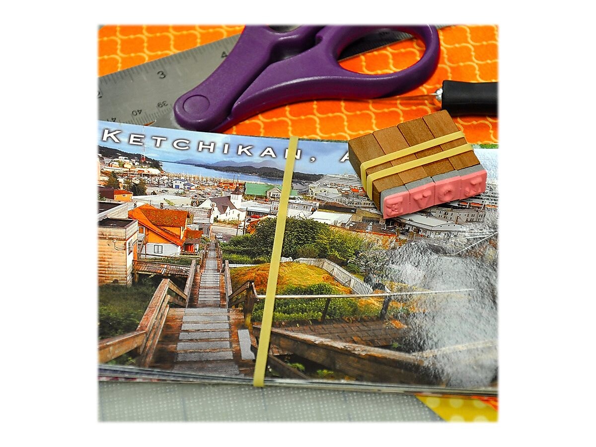 Alliance Pale Crepe Gold Multi-Purpose Rubber Bands, #64, 1 lb. Box, 490/Box