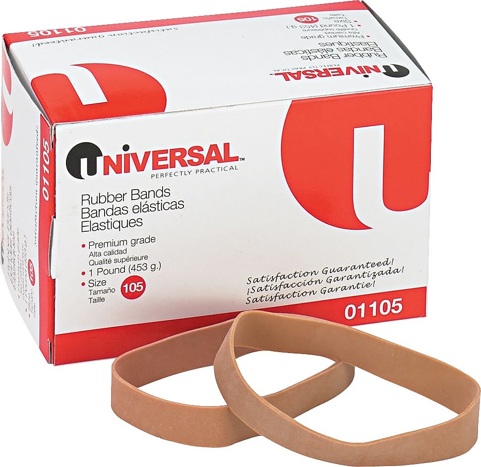 Alliance Rubber Company Sterling Size #105 Rubber Bands, 5