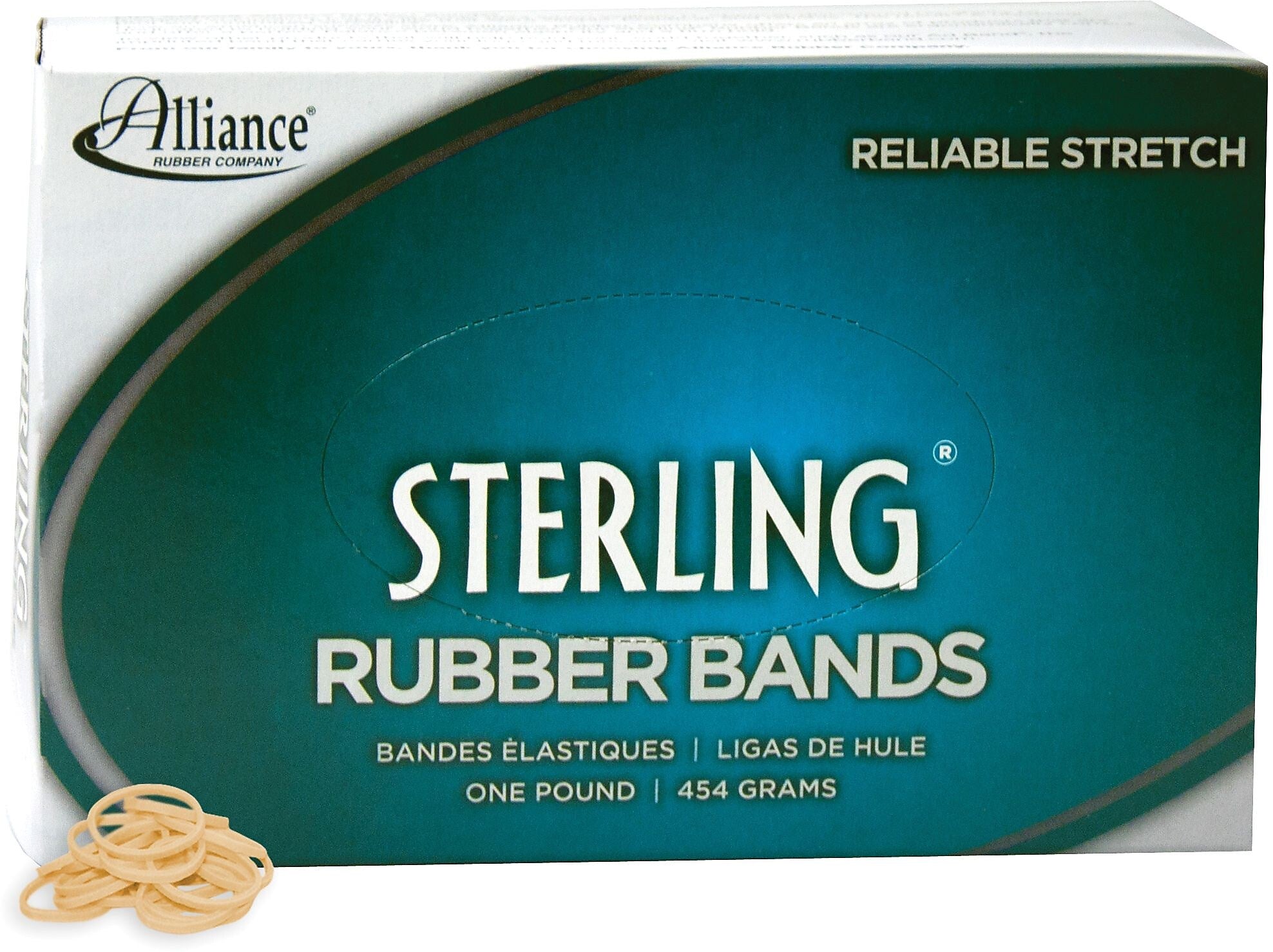 Alliance® Sterling® #8  Rubber Bands; 1 lb. Box