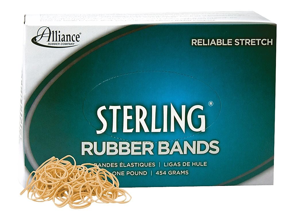 Alliance Sterling Multi-Purpose Rubber Bands, #10, 1-1/4