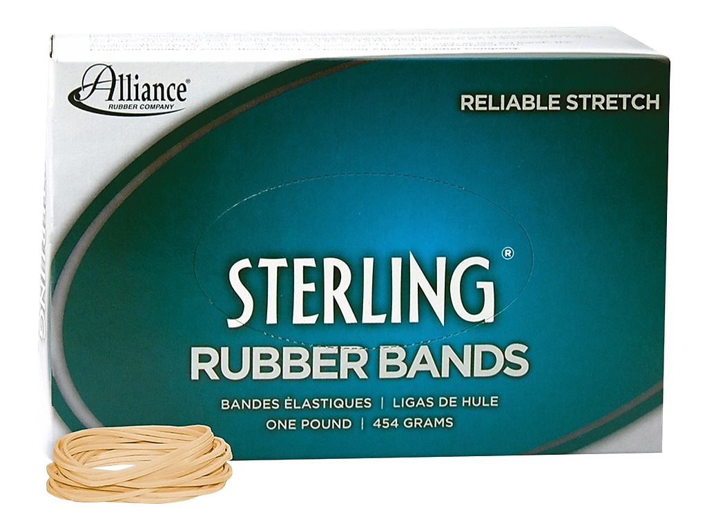 Alliance Sterling Multi-Purpose Rubber Bands, #16, 1 Lb. Box, 2300/Box