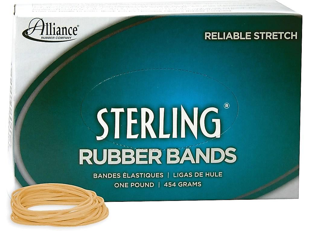 Alliance Sterling Multi-Purpose Rubber Bands, #18, Box, 1900/Box