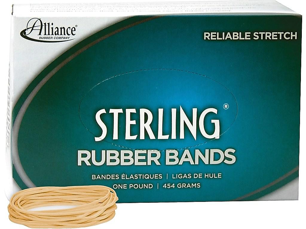 Alliance Sterling Multi-Purpose Rubber Bands, #19, 1 lb. Box, 1700/Box