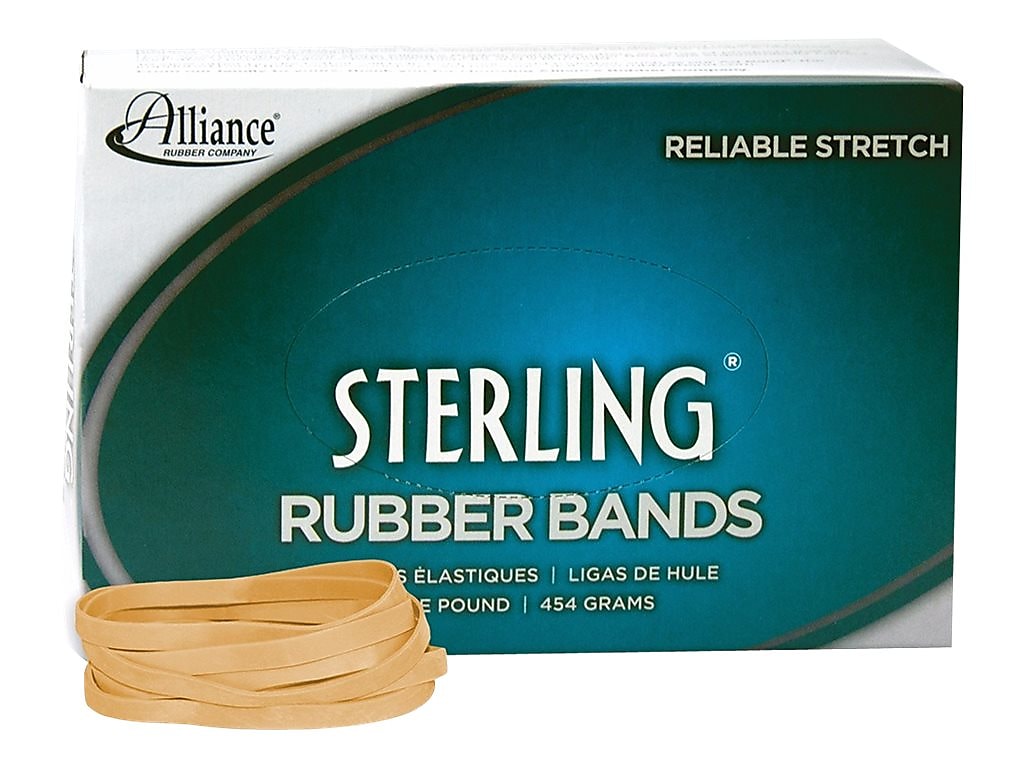Alliance Sterling Multi-Purpose Rubber Bands, #64, 1 lb. Box, 425/Box