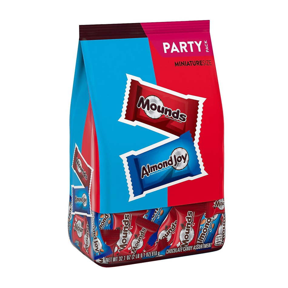 ALMOND JOY & MOUNDS Assorted Flavored Candy Party Pack, 32.1 oz