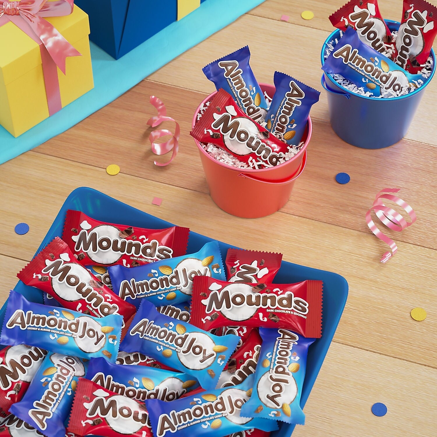 ALMOND JOY & MOUNDS Assorted Flavored Candy Party Pack, 32.1 oz
