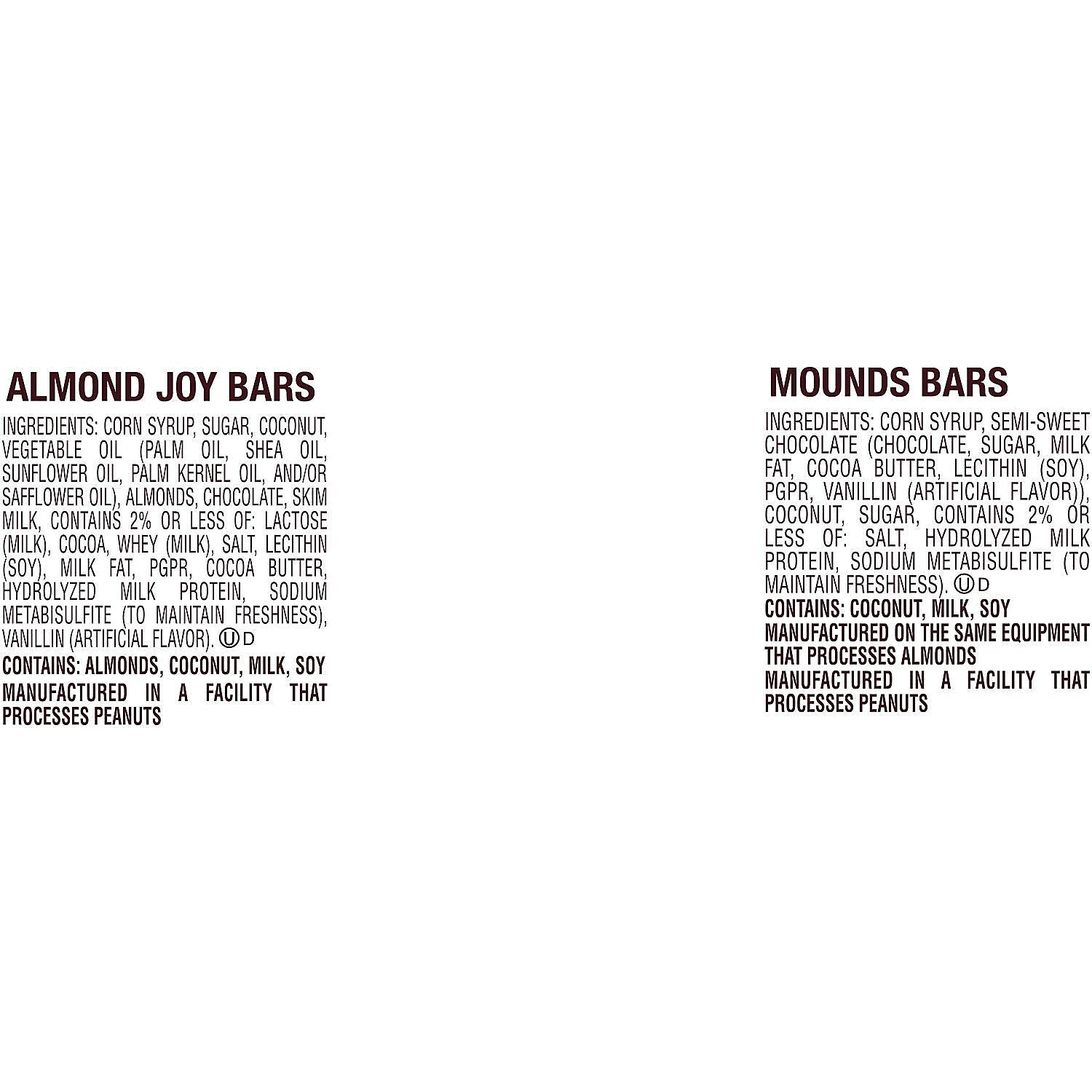 ALMOND JOY & MOUNDS Assorted Flavored Candy Party Pack, 32.1 oz