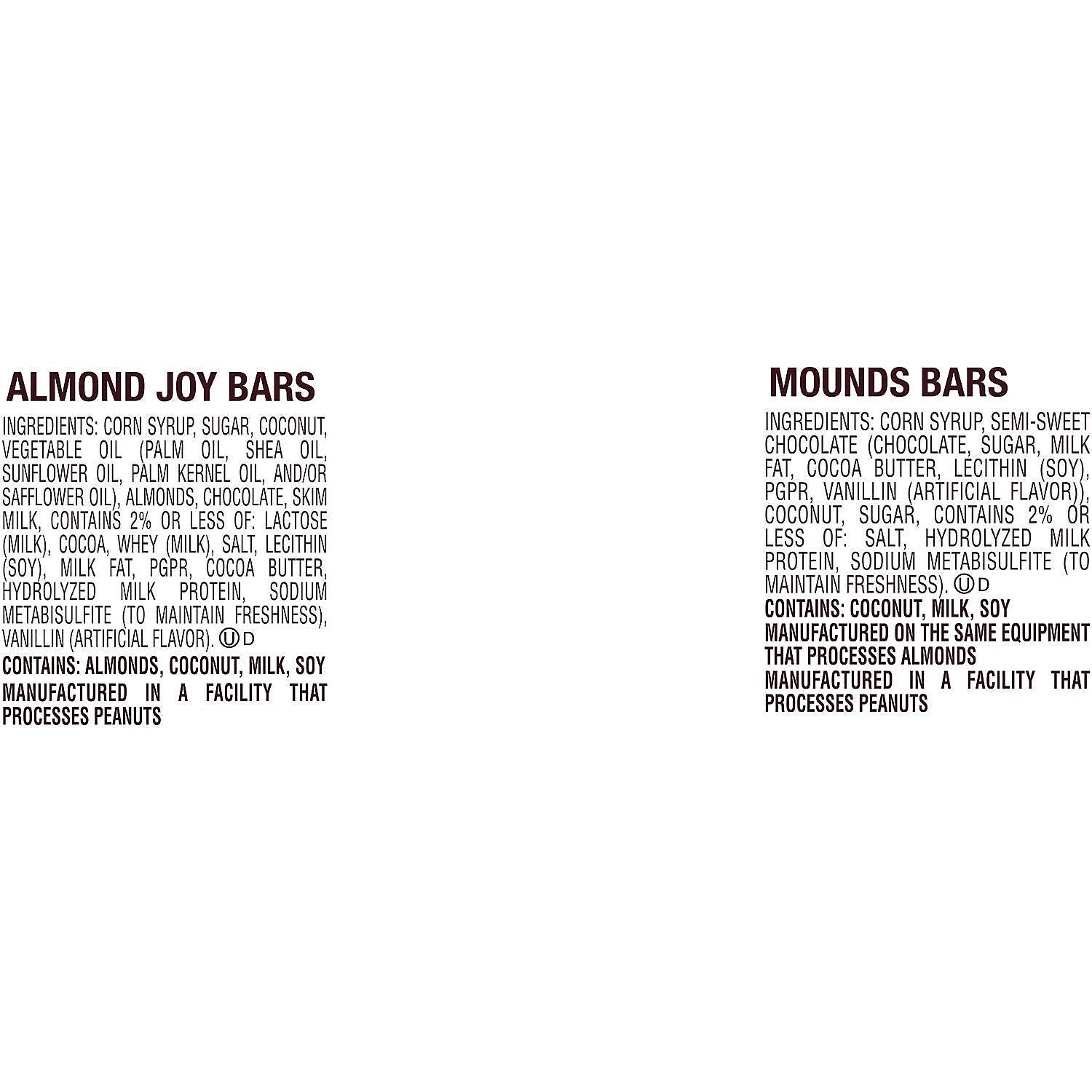ALMOND JOY & MOUNDS Assorted Flavored Candy Party Pack, 32.1 oz