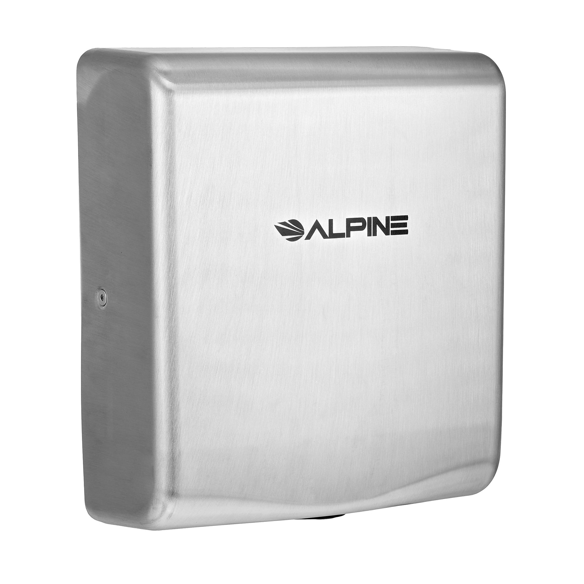 Alpine Industries Willow Commercial High Speed 110V Automatic Electric Hand Dryer, Stainless Steel