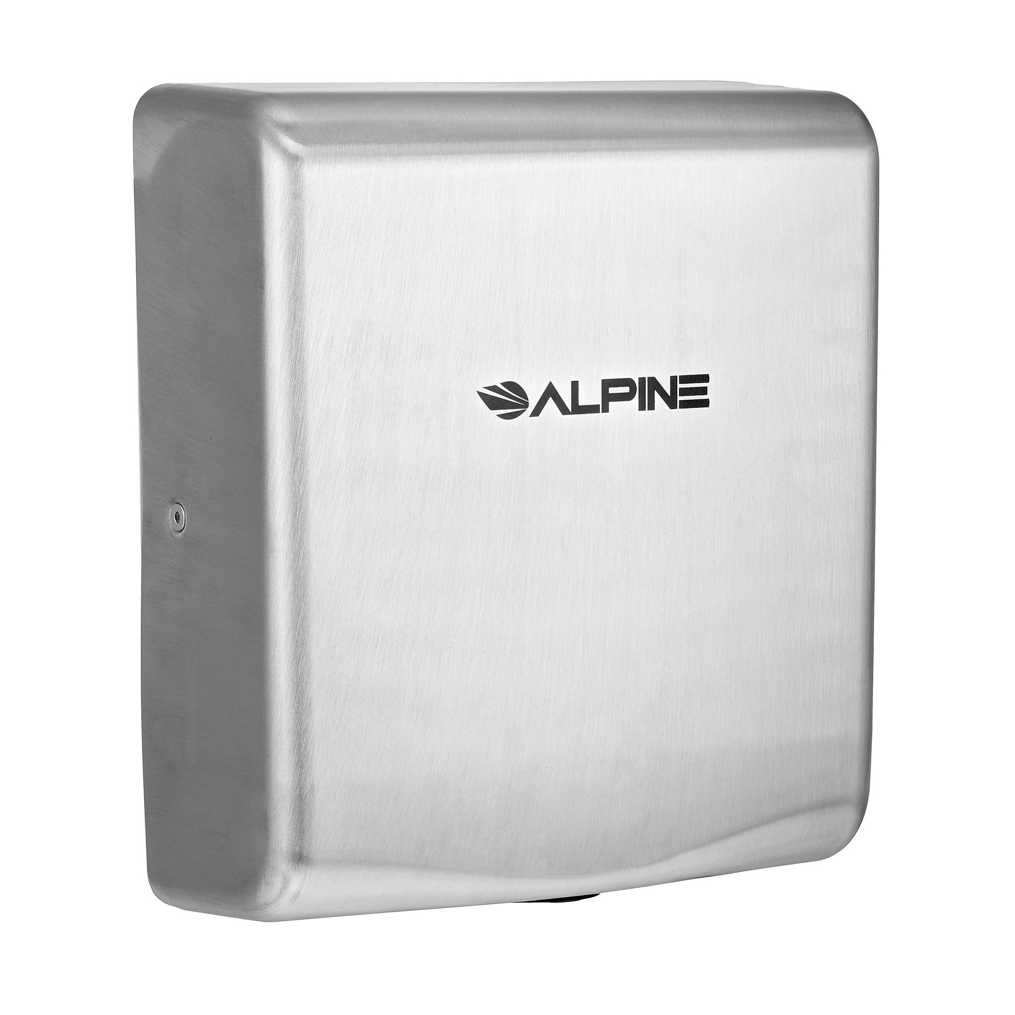 Alpine Industries Willow Commercial High Speed 110V Automatic Electric Hand Dryer, Stainless Steel