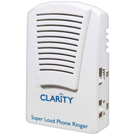 Ameriphone Clarity SR100 Super-Loud Telephone Ringer, White