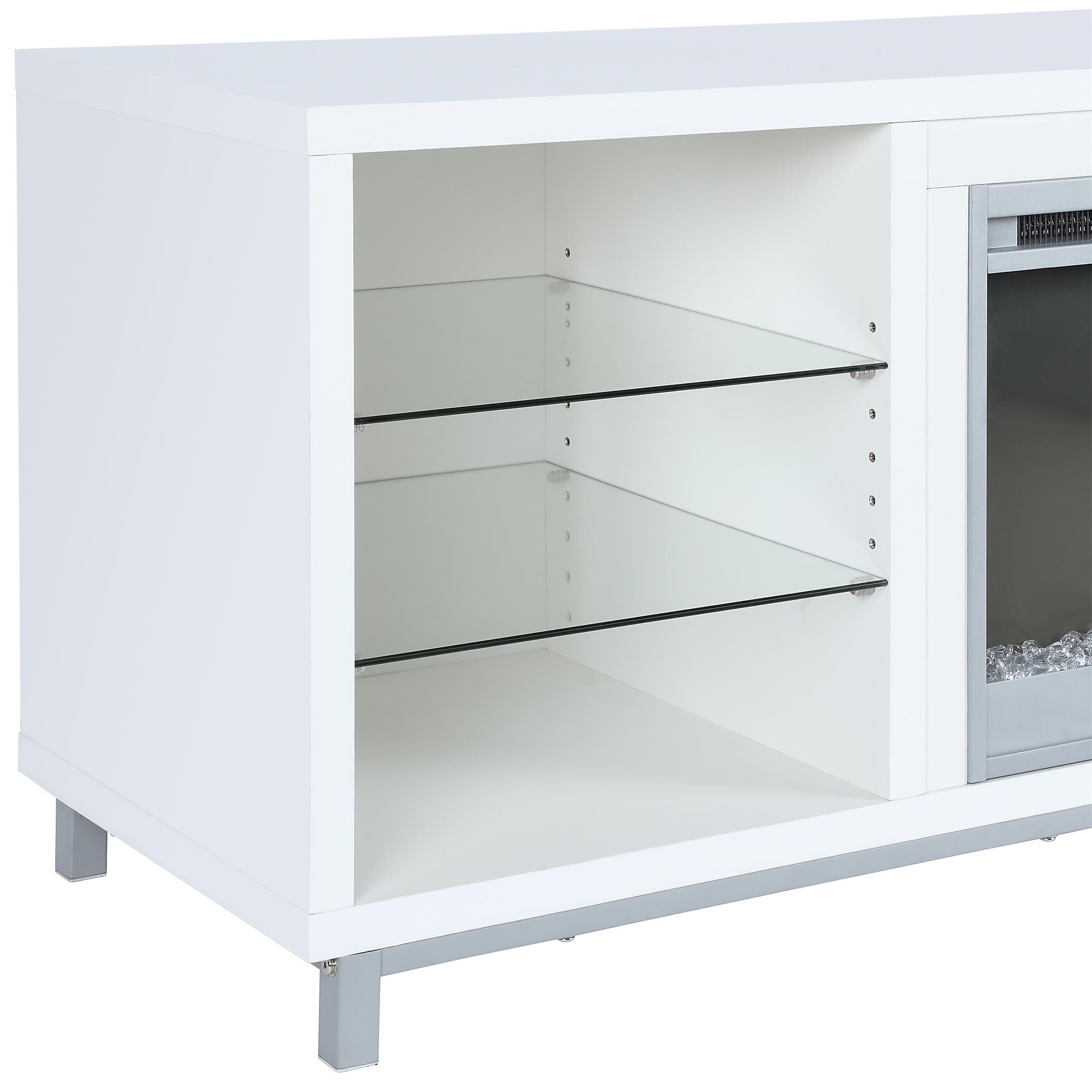 Ameriwood Fireplace TV Stand, Screens up to 70