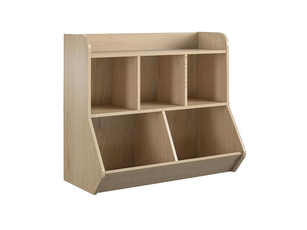 Ameriwood Tyler 31.1" x 35.8" Toy Storage, Blonde Oak