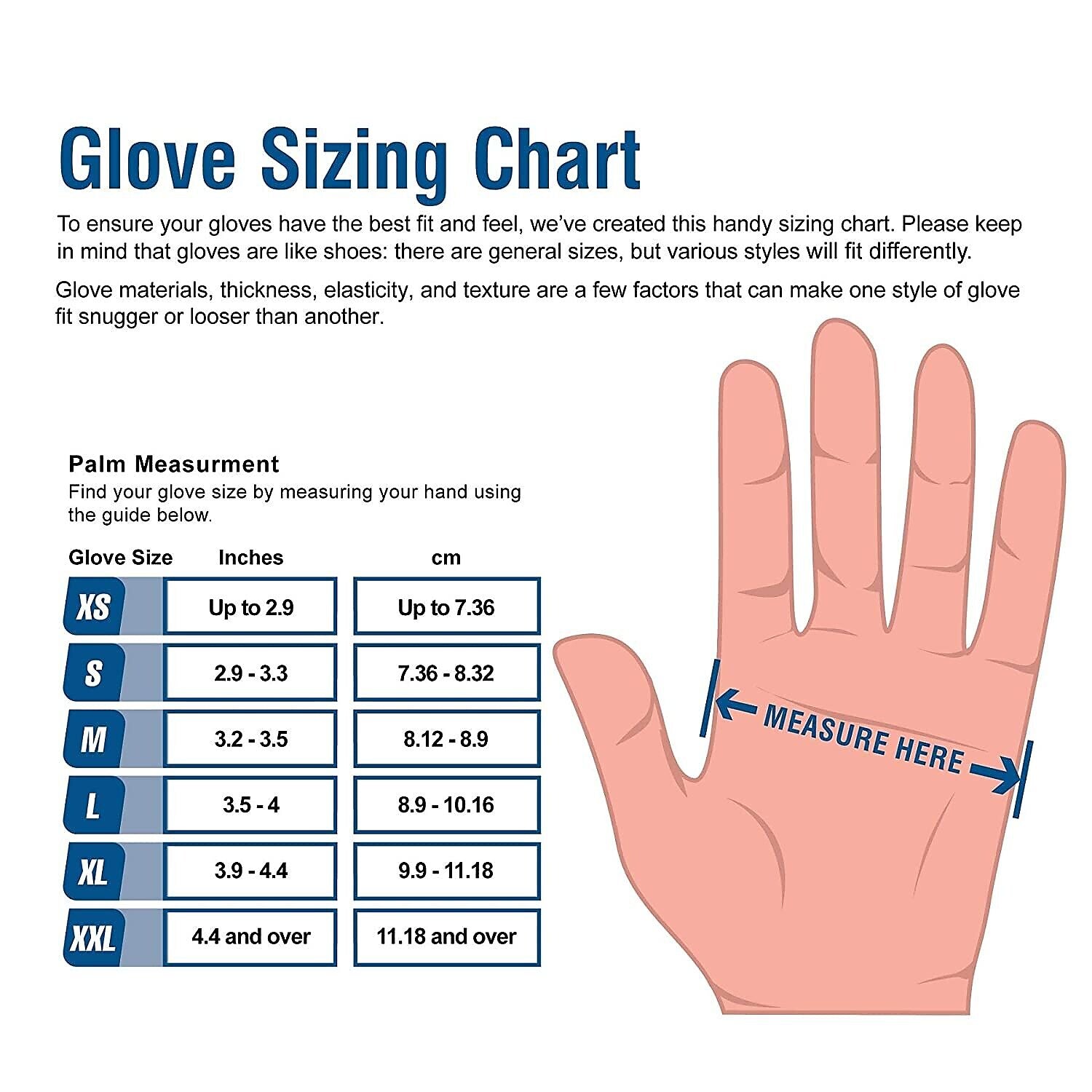 Ammex Professional Series Powder Free Nitrile Exam Gloves, Latex Free, Large, Blue, 100/Box