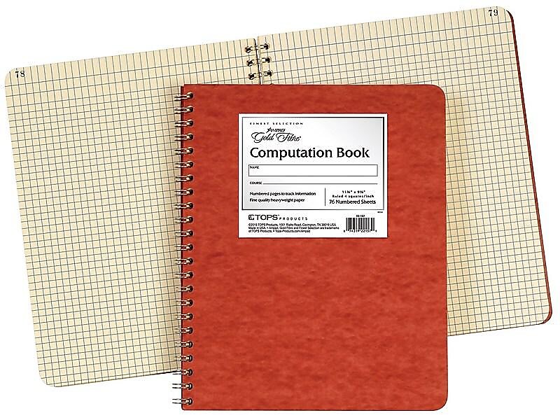 Ampad Computation Book, 9.37