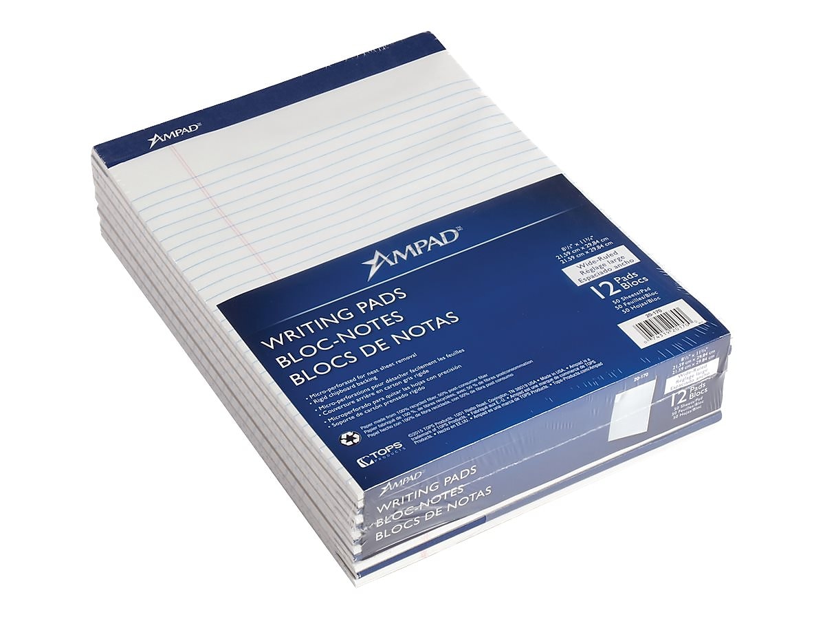 Ampad Evidence Notepad, 8.5
